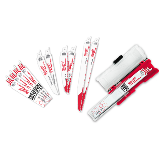 Set Hojas para Sierra Sable 12 Piezas SAWZALL MILWAUKEE 49-22-1129