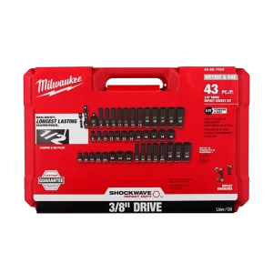 Set 43pc Dados de Impacto 3/8 49-66-7009 MILWAUKEE